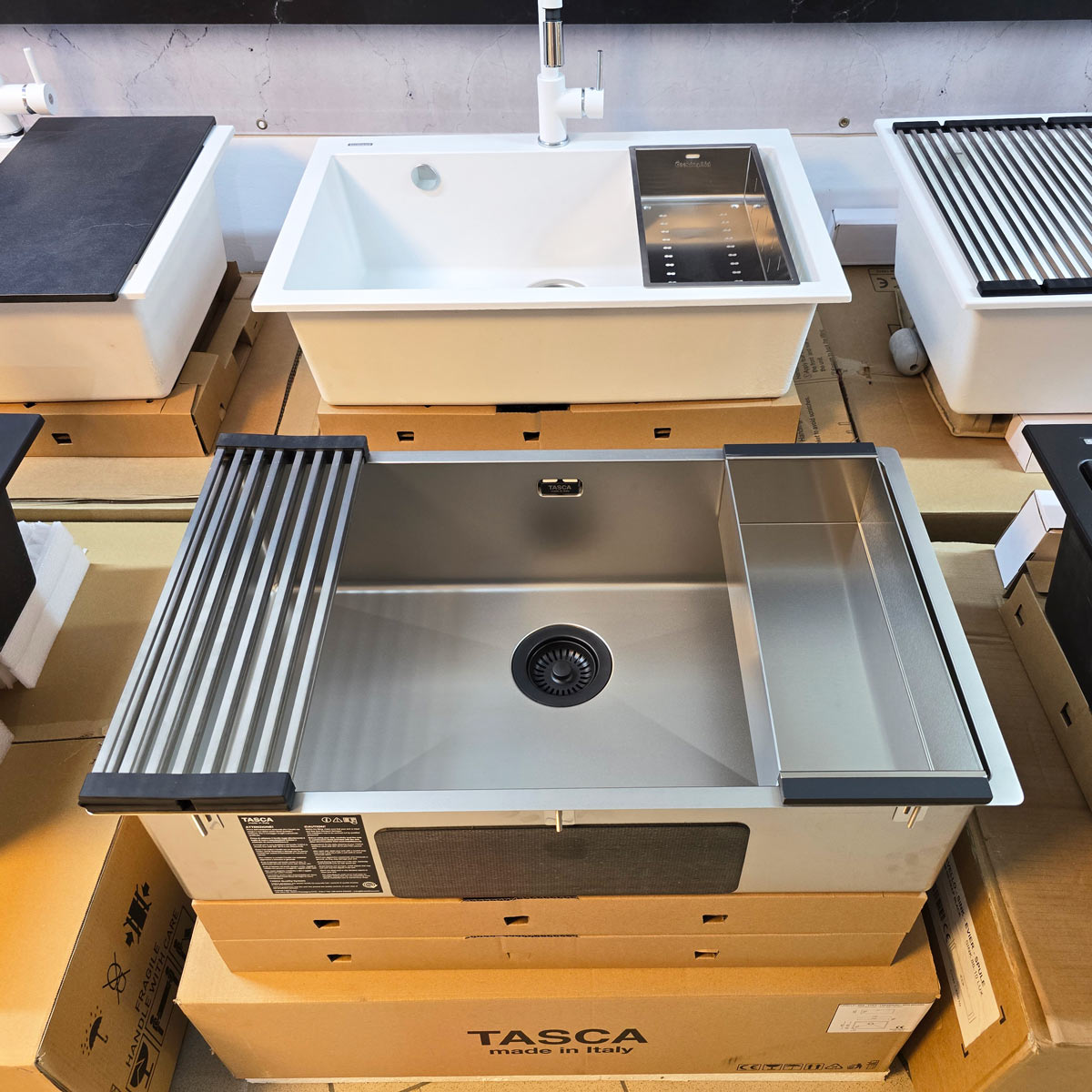 Tavita-scurgere-inox-CookingAid-Tasca-Fratelli-pentru-chiuveta-bucatarie-280XA-1