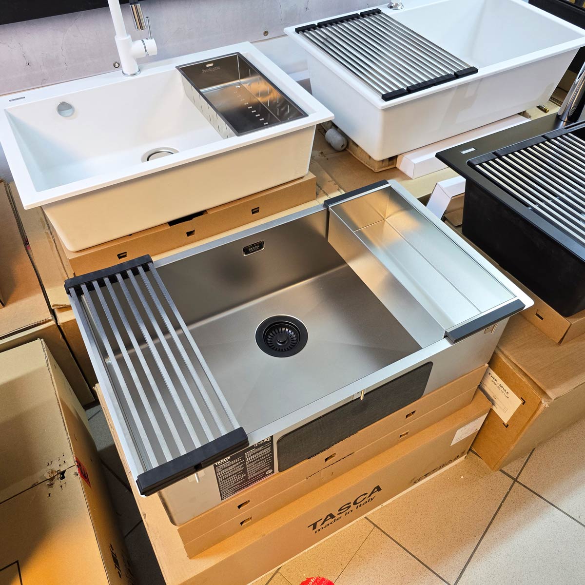 Tavita-scurgere-inox-CookingAid-Tasca-Fratelli-pentru-chiuveta-bucatarie-280XA-4