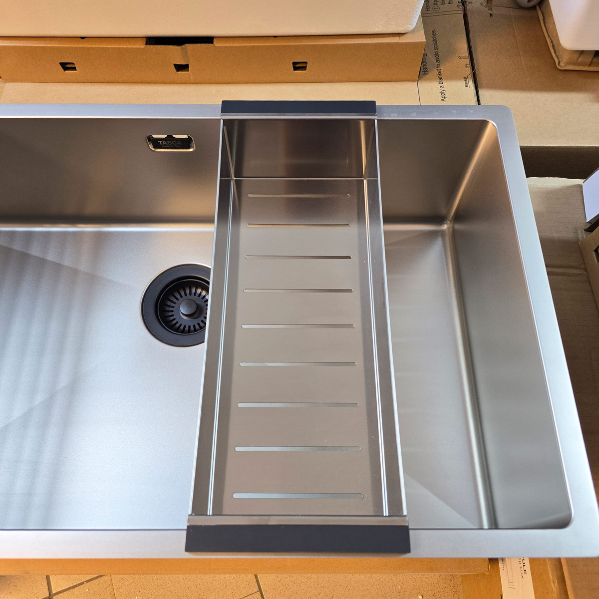 Tavita-scurgere-inox-CookingAid-Tasca-Fratelli-pentru-chiuveta-bucatarie-280YA-1