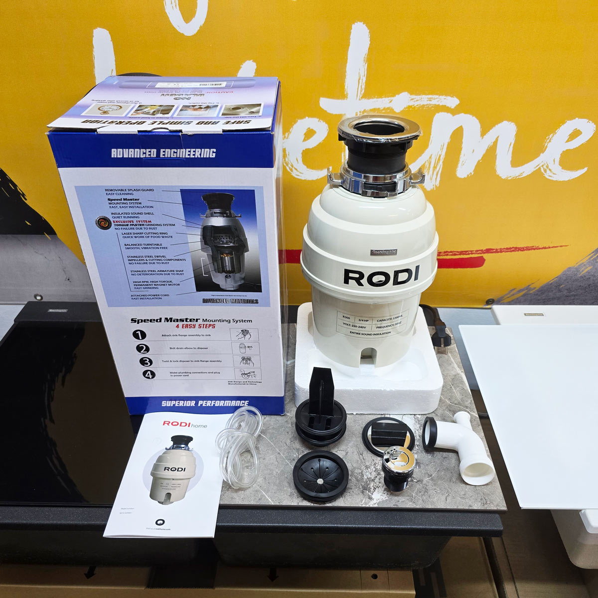 Tocator-resturi-alimentare-CookingAid-Rodi-R300-560W-0.75HP-Premium-7