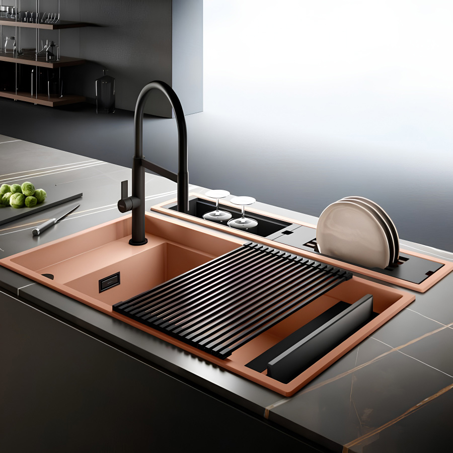 Chiuveta-Bucatarie-Granit-CookingAid-Elleci-Dialogo-360-Black-Keratek-84